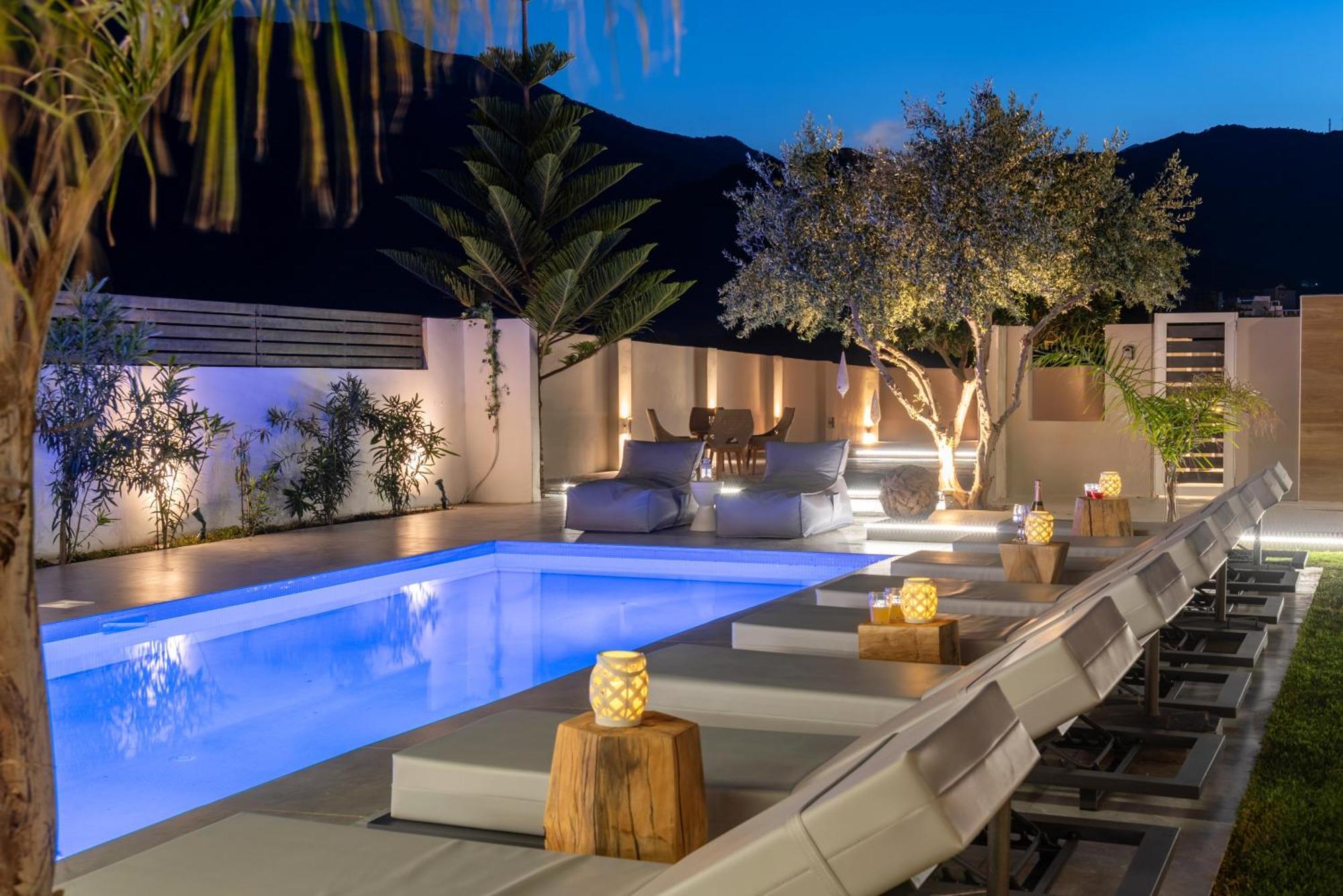 Hypnosis Beachside Villa With Private Heated Pool Georgioupoli Exteriér fotografie